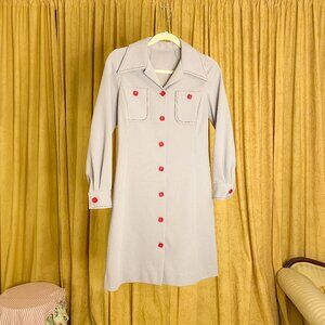 1960’s Handmade grey Vintage Dress